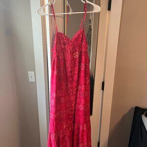 NWT Pink Francesca's Maxi Dress